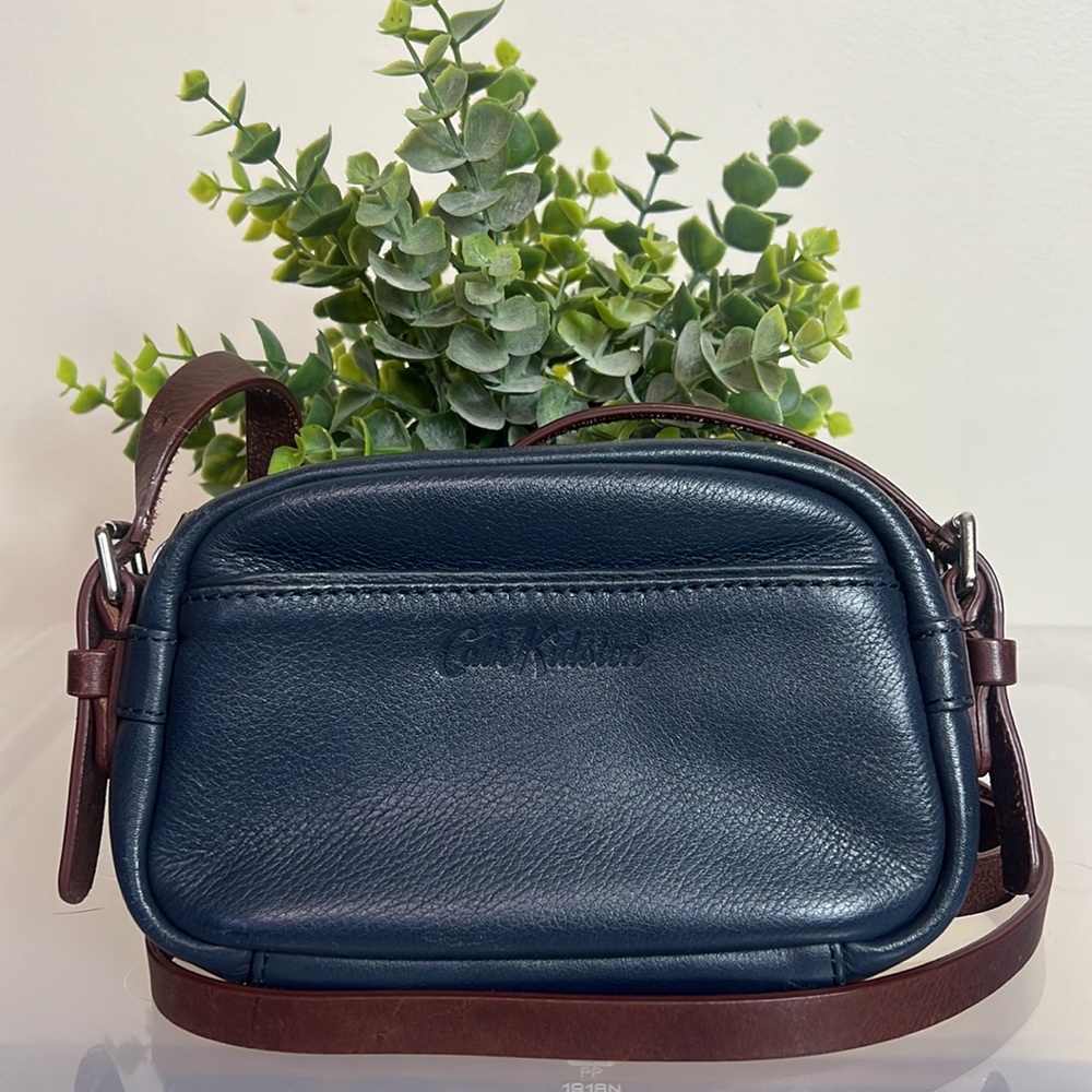 Cath Kidston Calfskin Leather Crossbody Bag